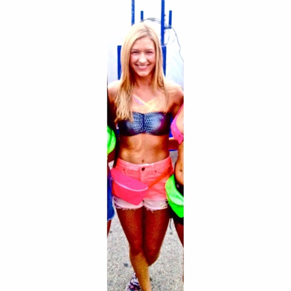 AMERICAN APPAREL - STARRY STRAPLESS BANDEAU (Medium) ⭐️✨👙💫🪩 - Picture 4 of 4